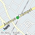 OpenStreetMap - Avenue Crampel, St Michel-le Busca-Empalot-St Agne, Toulouse, Haute-Garonne, Occitanie, France